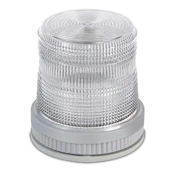 Xtra-Brite LED Multi-Status Beacon, Corrosion Resistant Enclosure, 120V AC, Red/Green/Amber