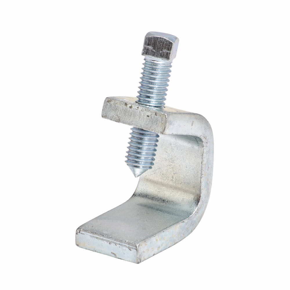 Eaton B-Line series I-beam and zee clamp, 0.9670" H x 2" L x 2" W, Steel, 1000 Lbs load cap, 1.12" beam/flange width