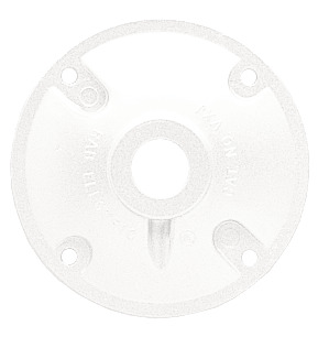 Outdoor Accessory Weatherproof Cover Heavy Duty 4 Inches 1/2 Inch Tap White