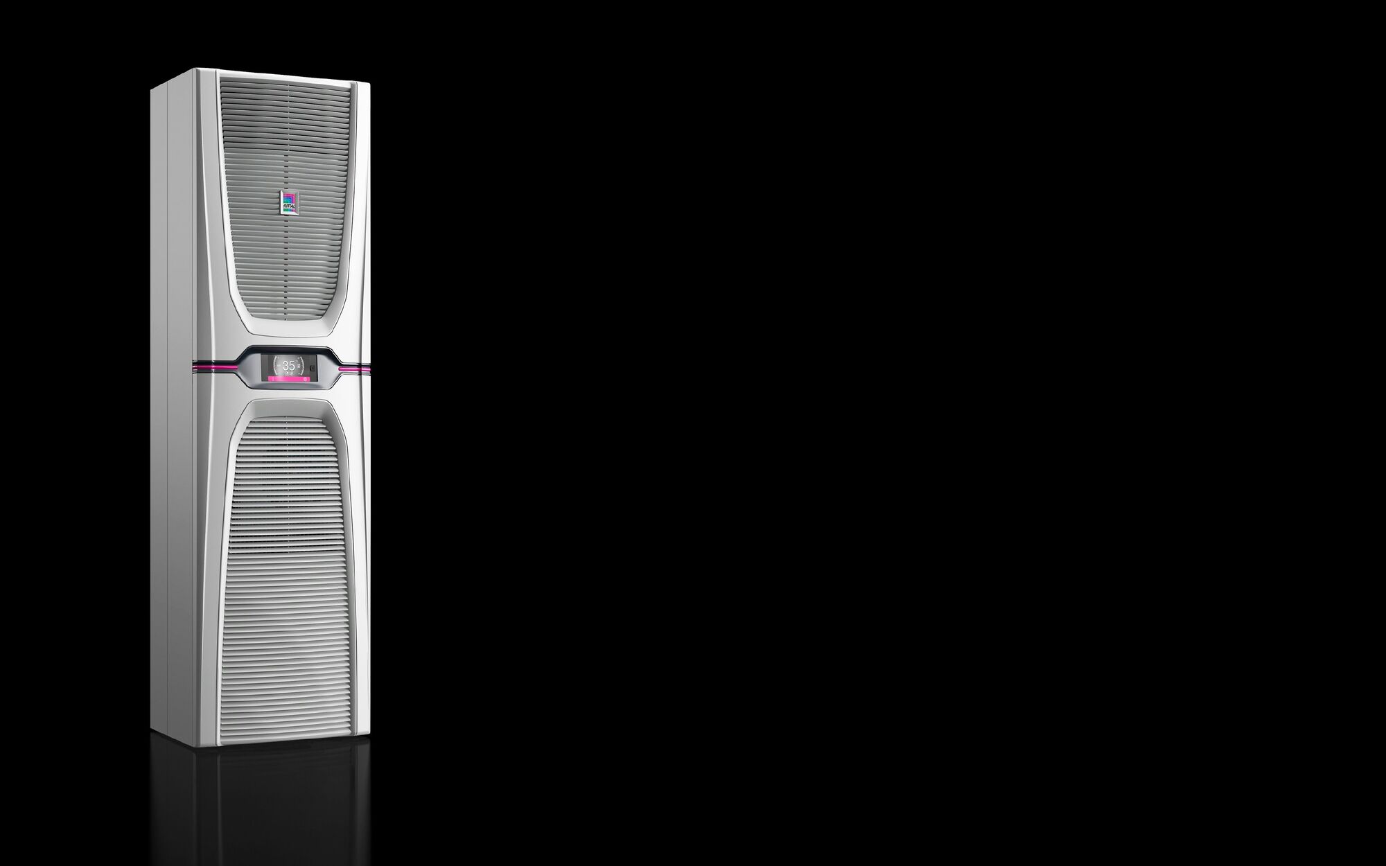 3189940 Blue e+ Wall Mounted Enclosure Air Conditioner, 20472 BTU, 450 x 1600 x 393 mm, Sheet Steel