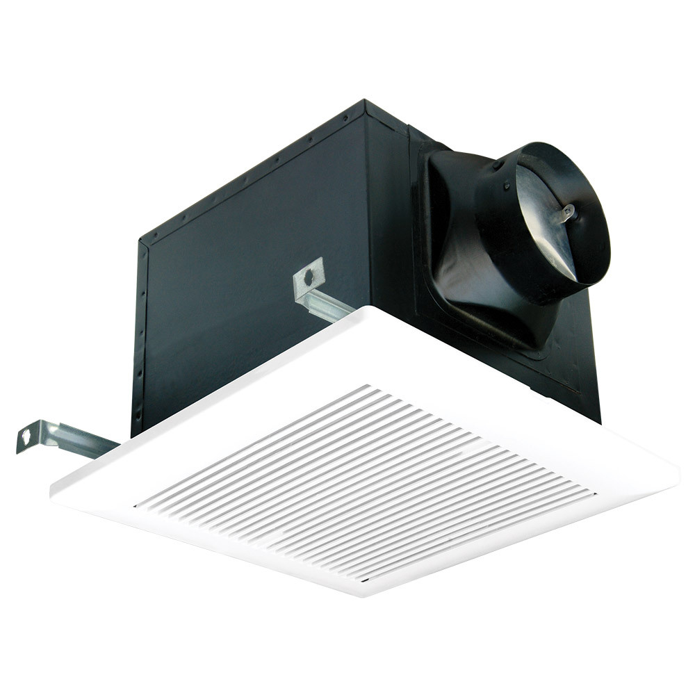 90 CFM ENERGY STAR Certified Deluxe Quiet Exhaust Fan - 4 Inch Metal Duct Adapters