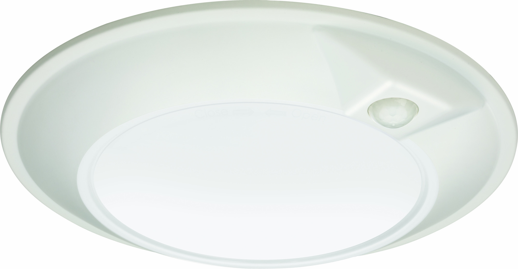 The Juno SlimBasics 6in JSBT Slim Tapered Switchable White LED Disk Light is designed to be the lowest total installed cost solution for residential spaces. The matte white aluminum housing is aesthetically pleasing bringing a design element that blends with any dcor. The JSBT features a switchable white color temperature switch on the back of the product allowing you to choose between three (3) easy color temperature adjustments (3000K Warm White, 4000K Cool White, or 5000K Daylight), plus it includes a Passive Infrared (PIR) sensor that provides automatic light activation when someone enters the room and is factory set to automatically turn off after 40 seconds of no movement making it the perfect solution for closets, pantries, hallways, stairways, bathrooms and much more!
