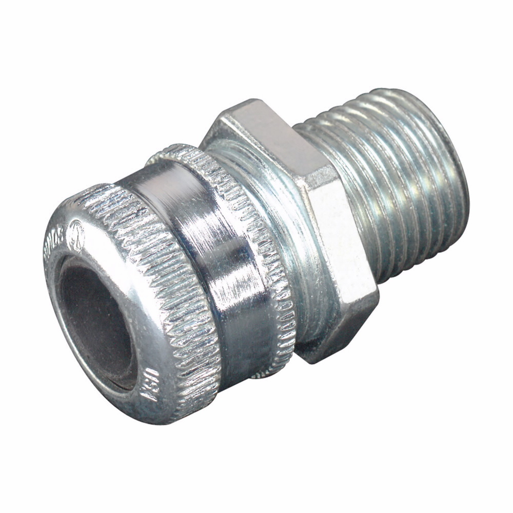 Eaton Crouse-Hinds series CGB cable gland, Cable range min/max: 1.625-1.875", Non-armoured and tray cable, Non-armoured, Steel, General purpose, 2-1/2" NPT