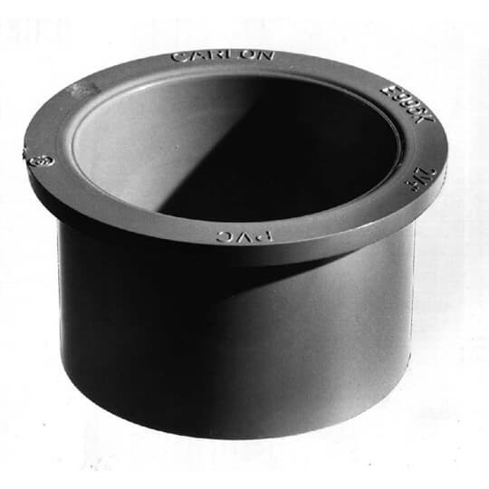 Box Adapter, Size 1-1/2 Inch, Length 1-3/8 Inches, Outer Diameter 1.900 Inches, Material PVC, Color Grey, For use with Schedule 40 and 80