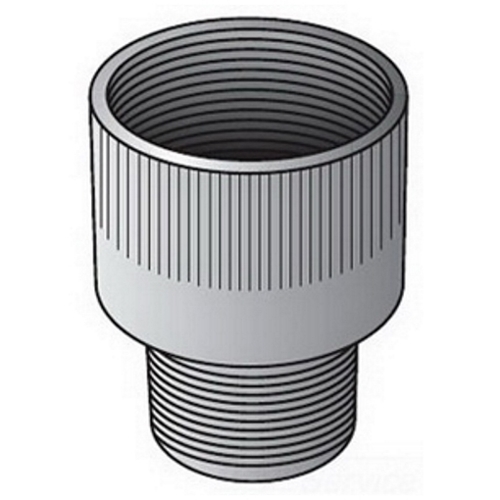 OZ-Gedney Type ME-S Male Enlarger, Size: 5/8 IN, Steel, Finish: Zinc Electroplated, Connection: 3/4 IN FNPT X 1/2 IN MNPT, Dimensions: 1-3/16 IN Maximum Diameter X 1-9/16 IN Length, Third Party Certification: UL File Number E-34997, Class I, Divis