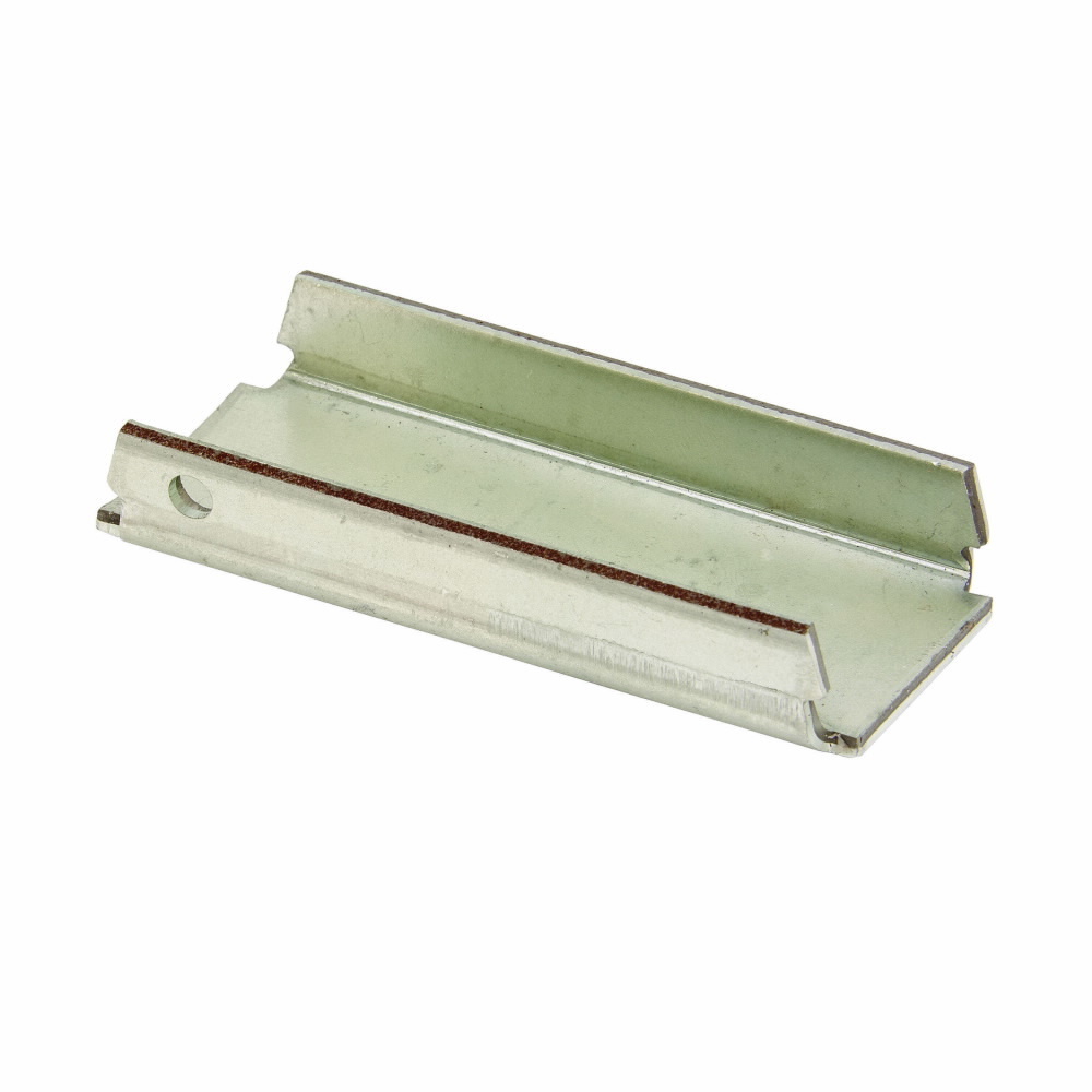 Eaton B-Line series end cap, 3.26" H x 1.62" L x 1.62" W, Steel, Electro-plated, 12 Gauge, Fits channel type B11