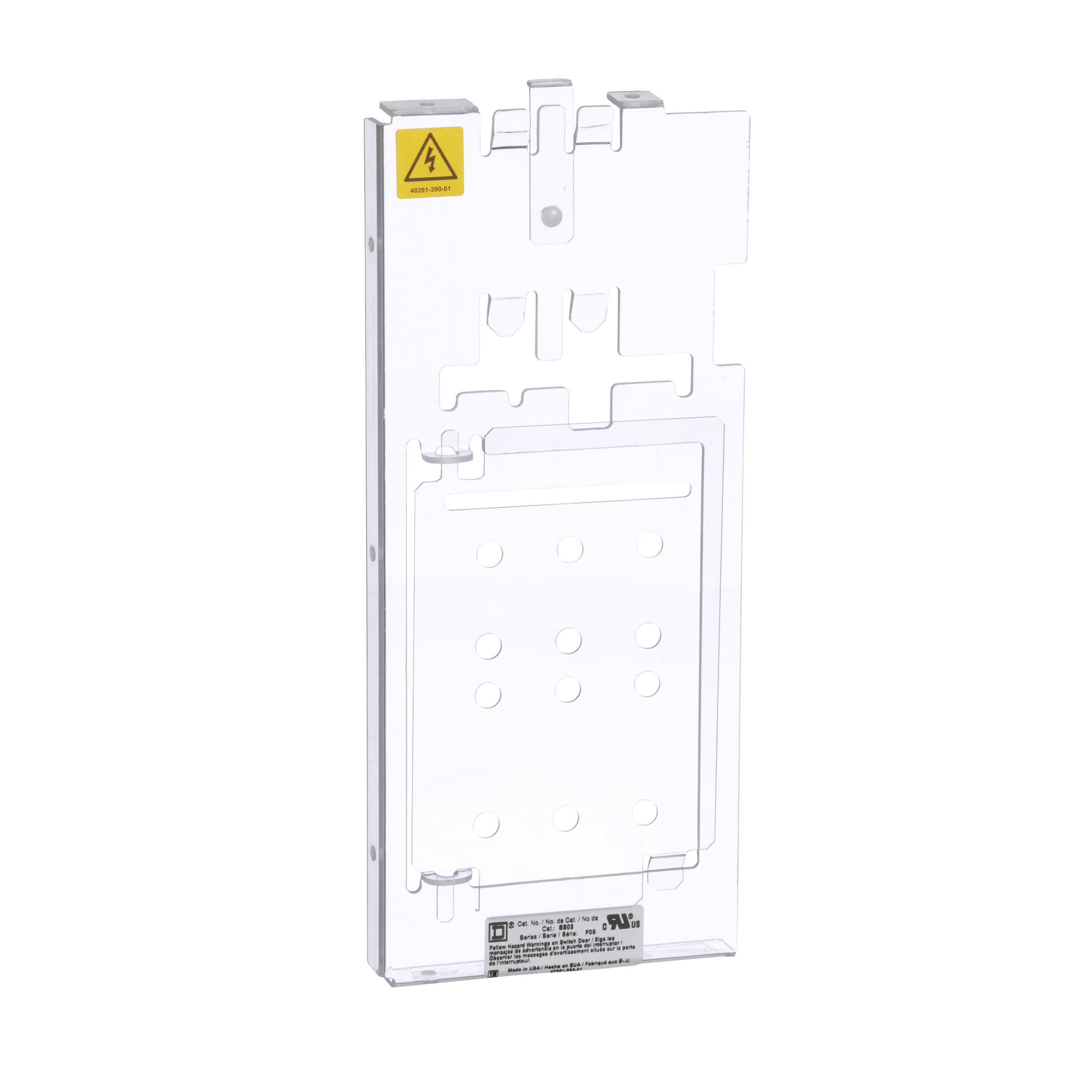 Safety switch accessory, heavy duty, interior barrier, 60A at 240VAC