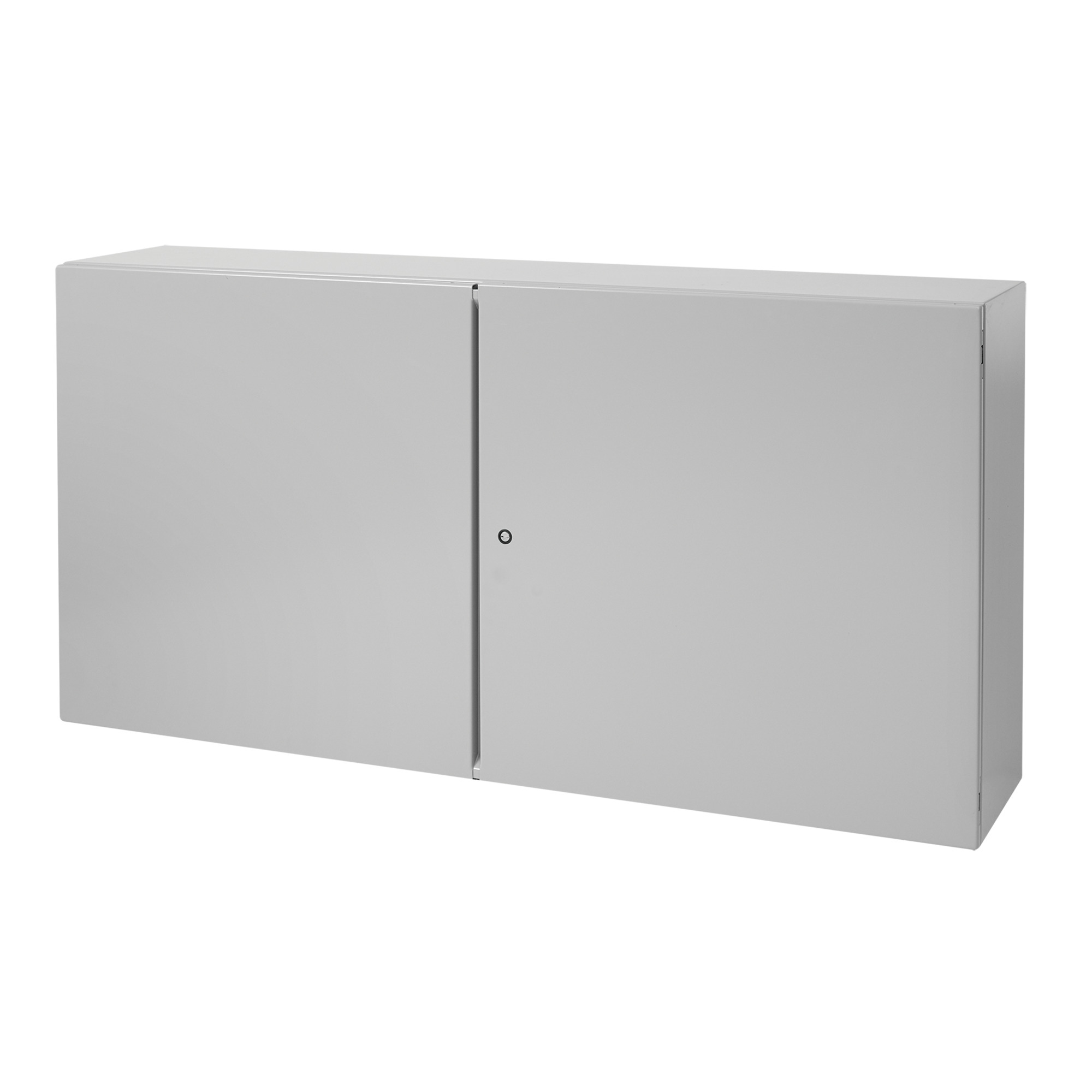 Concept Two-Door Enclosure, 30.00x48.00x8.00, Gray, Steel