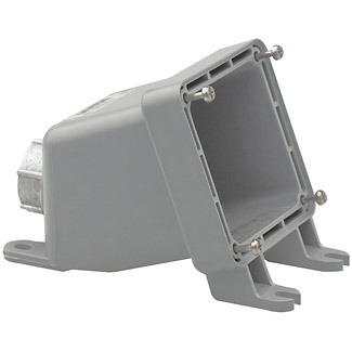 Back Box for Pin & Sleeve Inlets And Receptacles, 20 Amp, 30 Amp, IP67, Watertight - Gray