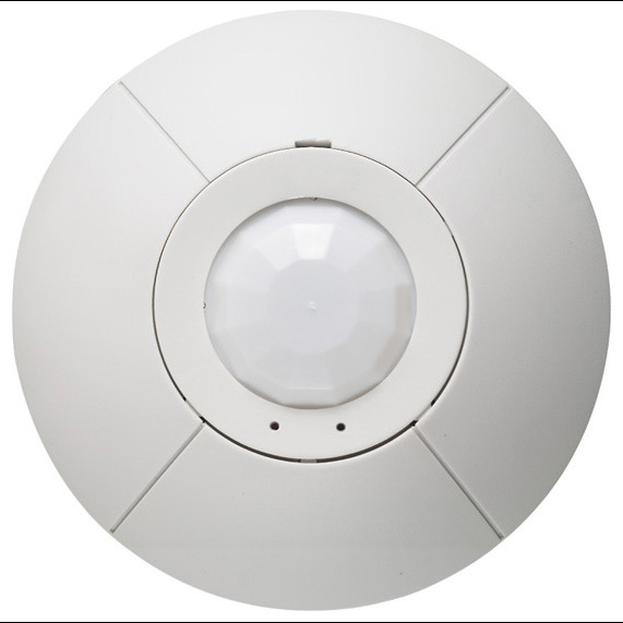 Lutron LOS Series CLNG-mount Occupancy Sensor, Passive infrared self-adaptive, White finish only, 20-24VDC in white, 1500 FT coverage, 360 degree field of view