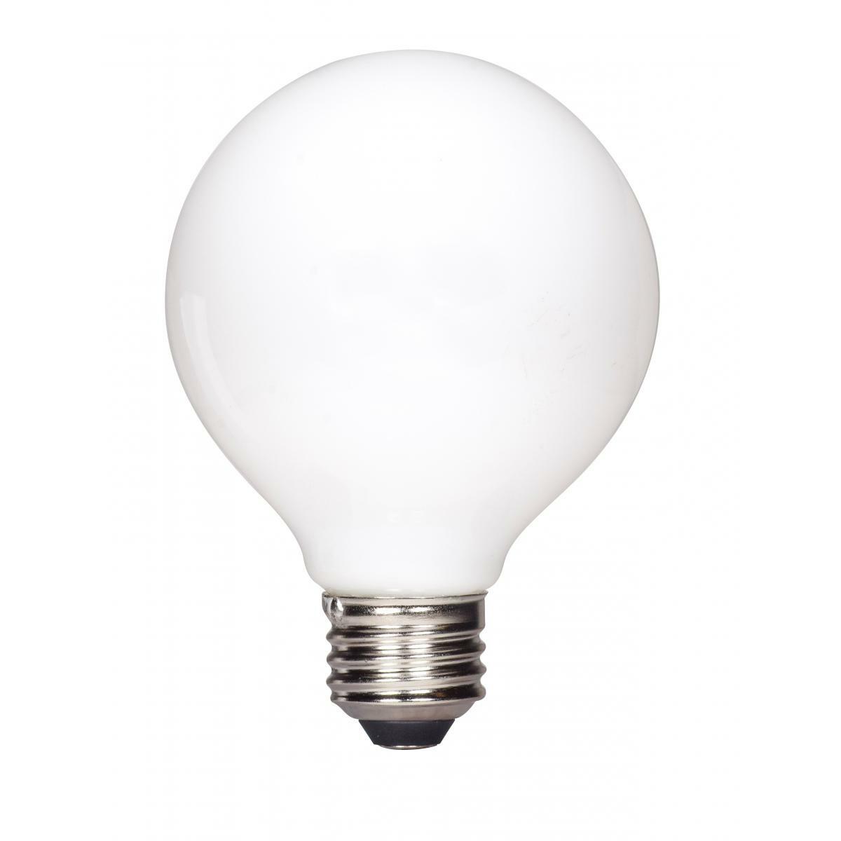 6.5 Watt G25 LED Lamp - Soft White - Medium Base - 3000K - 650 Lumens - 120 Volts