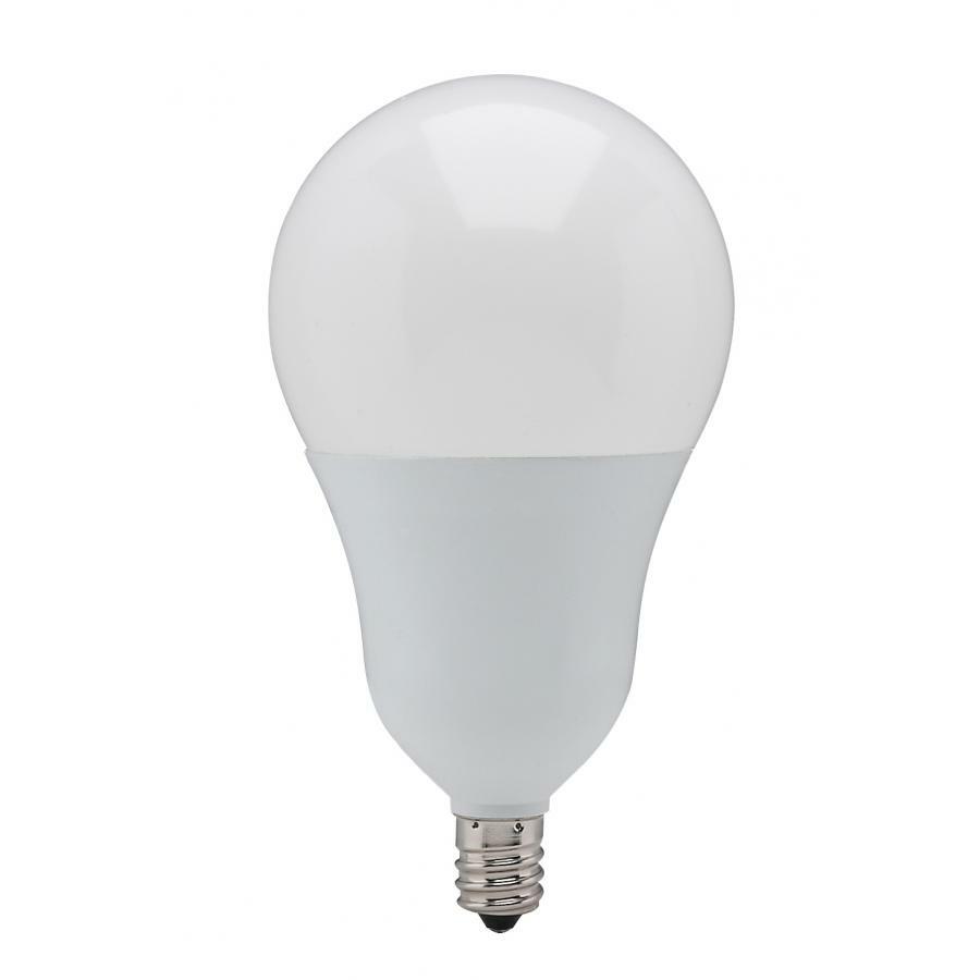 9.8 Watt - A19 LED - 3000K - Candelabra Base - 220 Degree Beam Spread - 120 Volts