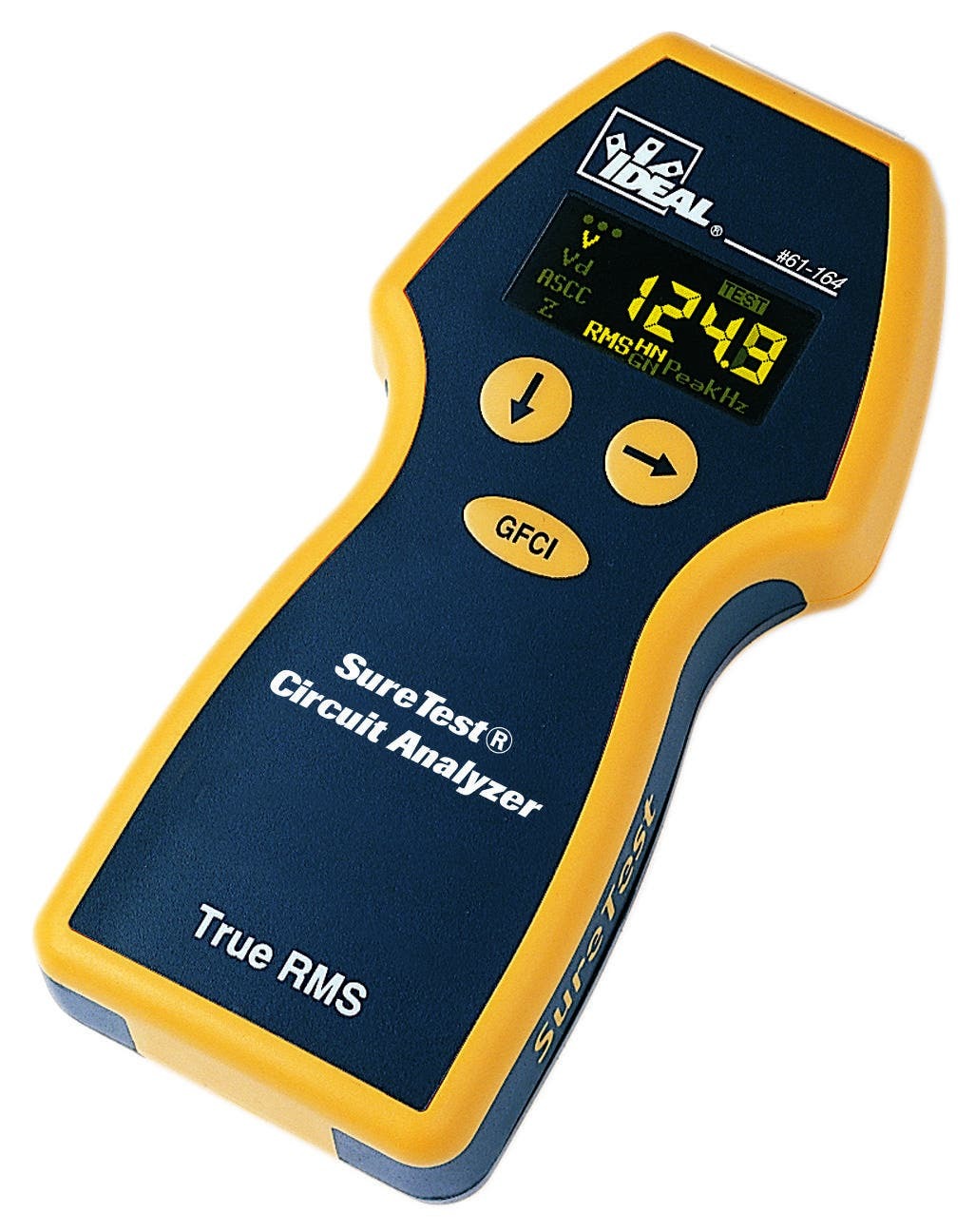 IDEAL, Circuit Analyzer, SureTest, Display: Super-Bright, Load Current: 12, 15, 20 AMP, Warranty: 2 year