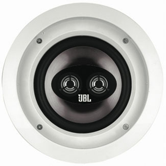 Architectural Edition powered by JBL 6-1/2-Inch Two-Way In-Ceiling Loudspeaker, White