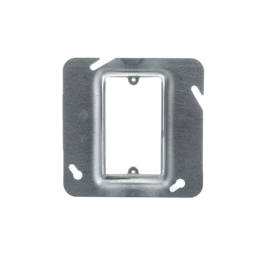 Single Gang Device Cover, 5 Cubic Inches, 4-11/16 Inch x 3/4 Inch Raised, Pre-Galvanized Steel