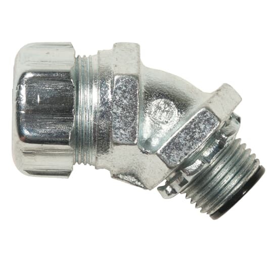 3/4 Inch 45 Degree Malleable Iron Insulated Liquidtight High Temperature Connector