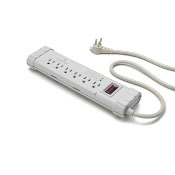 120 Volt/15 Amp, Office Grade Surge Strip, Abs Plastic Enclosure, 15 Ft Cord, 5-15P plug, Beige