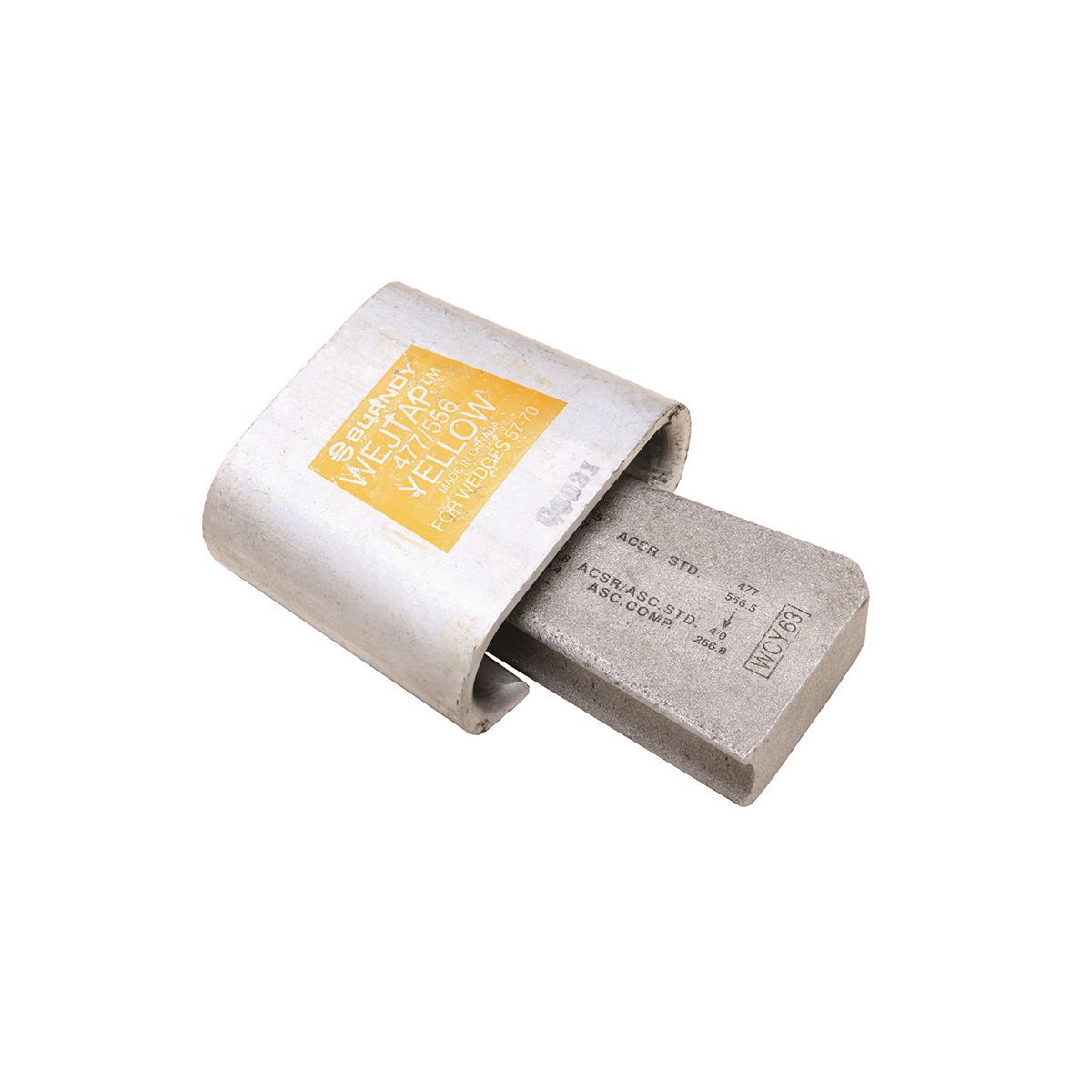 Wejtap Assembly , Installed With Yellow Booster, Sum of diameters: 1.594 (Max), 1.379 (Min).
