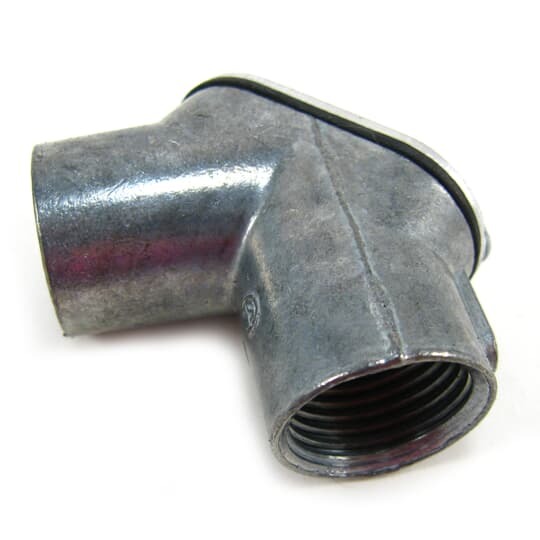 HL-603 Steel City Pulling Corner Elbow, 1 in Trade, 90 deg, Die Cast Zinc