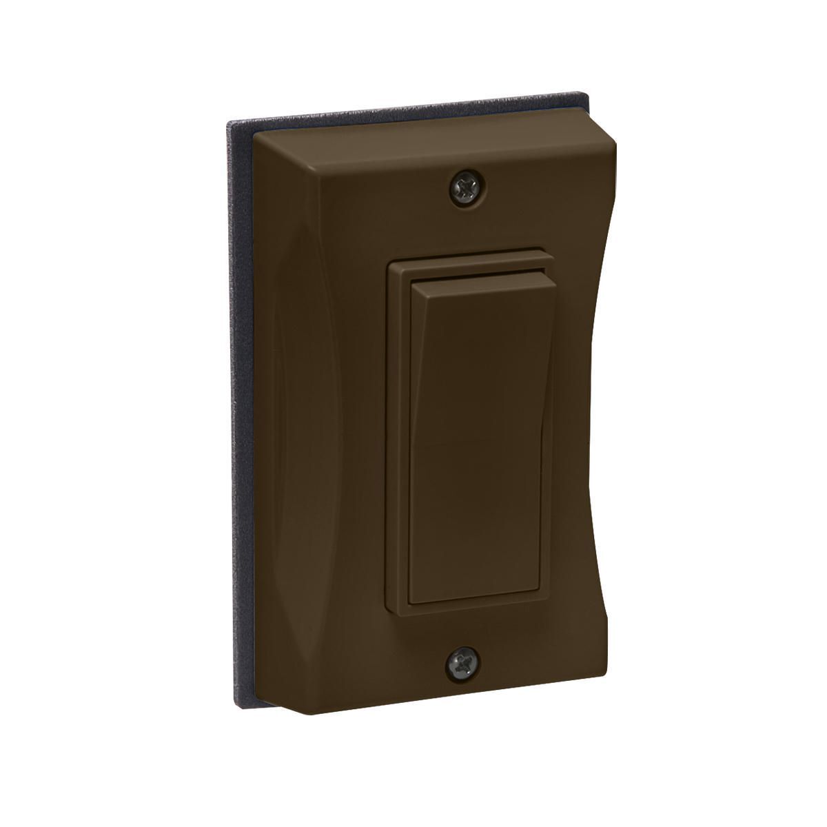 1-Gang Weatherproof Cover, Vertical, Decorator, Bronze, Shrink
