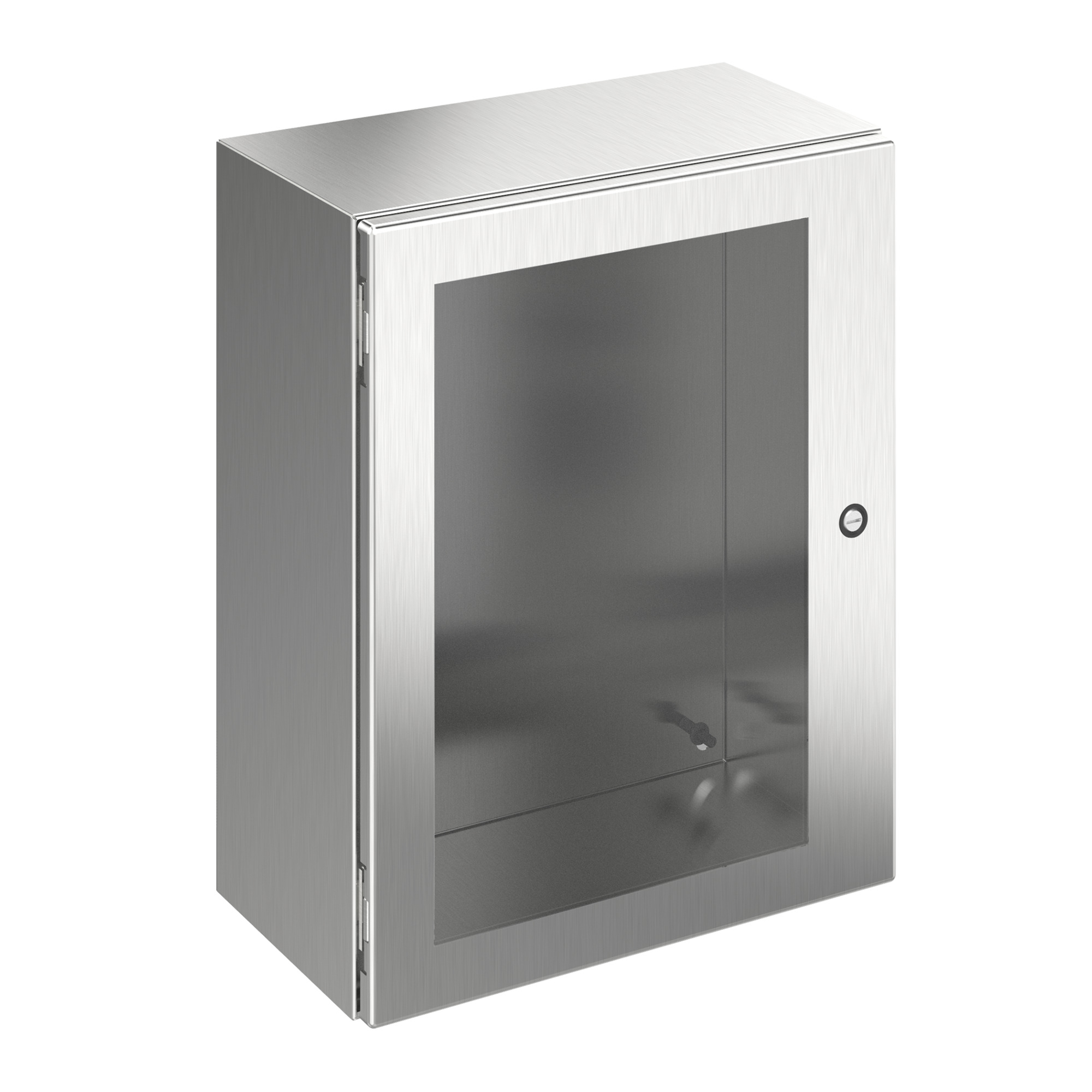 Concept Window Door 1/4-Turn Latch Type 4X, 12x12x6, Brushed, Stainless 304