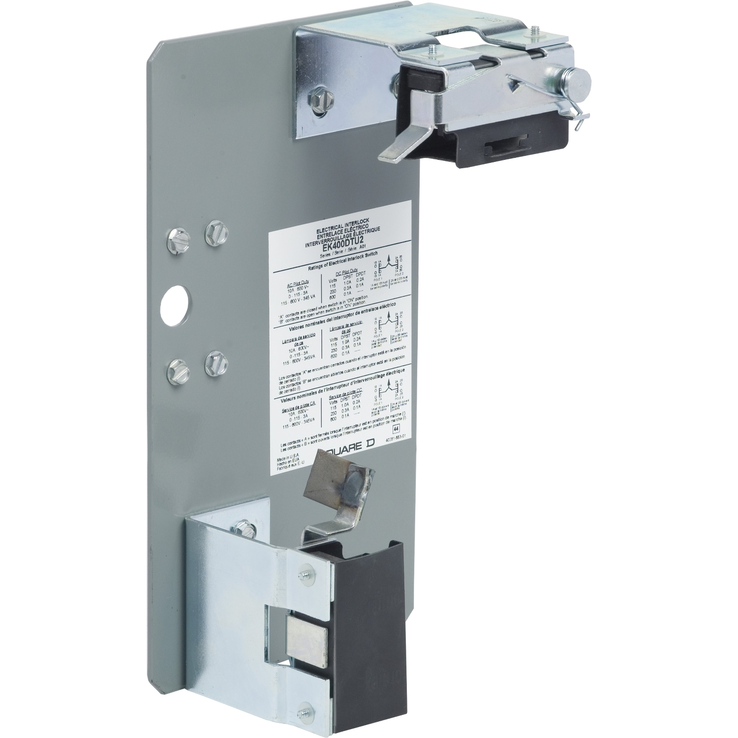 ELECTRICAL INTERLOCK FOR 400A DT SWITCH