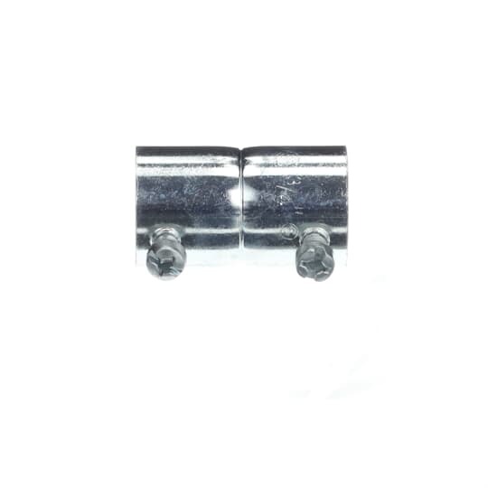 Set Screw Coupling, Concrete Tight, Conduit Size 3/4 Inch, Length 1.875 Inches, Material Zinc Plated Steel, For use with EMT Conduit