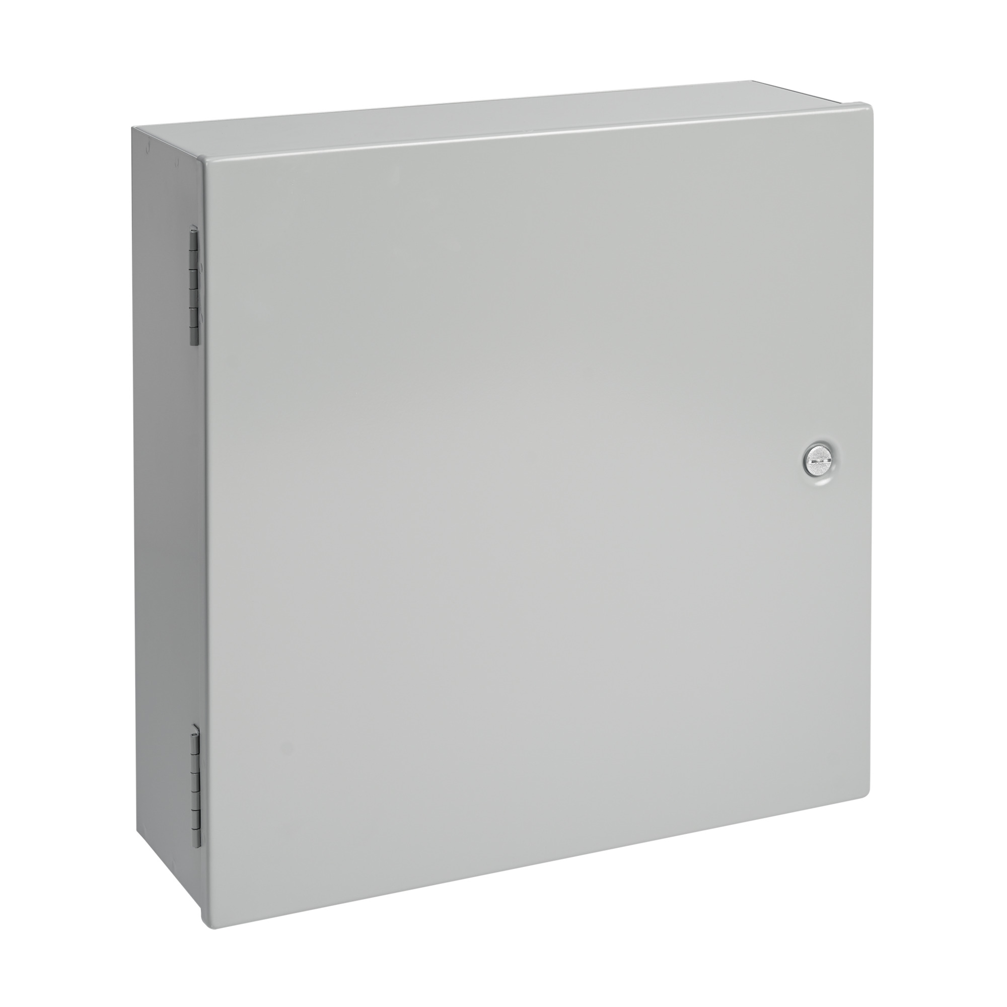 Medium Hinged-Cover Type 1, 30.00x24.00x8.62, Gray, Steel