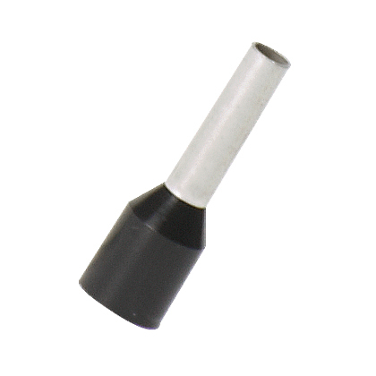 Ferrule, Expanded Black Sleeve, #16 AWG 