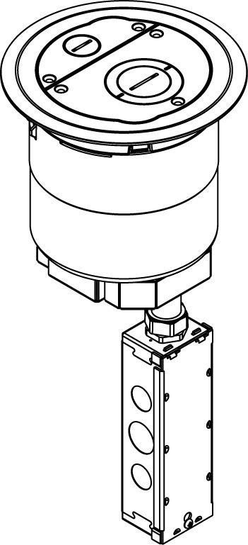 6IN Furniture FeedNickel