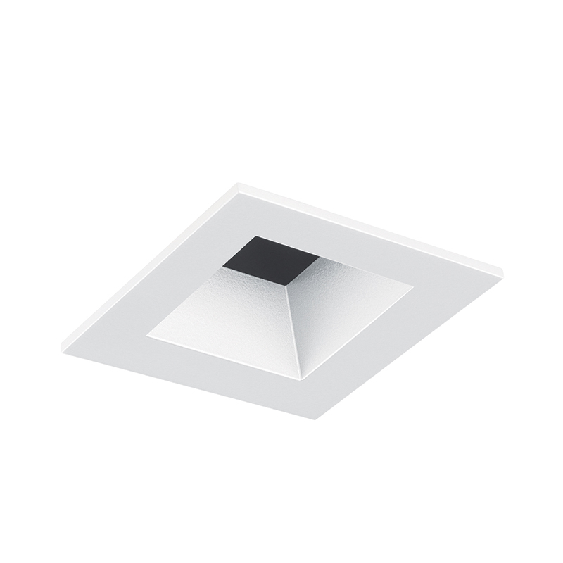 Aculux 2-in Square Downlight Flush Mount Reflector, White