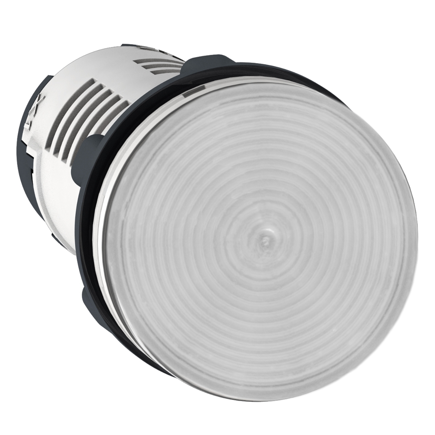 Monolithic pilot light, Harmony XB7, plastic, clear, 22mm, integral LED, 230...240V AC