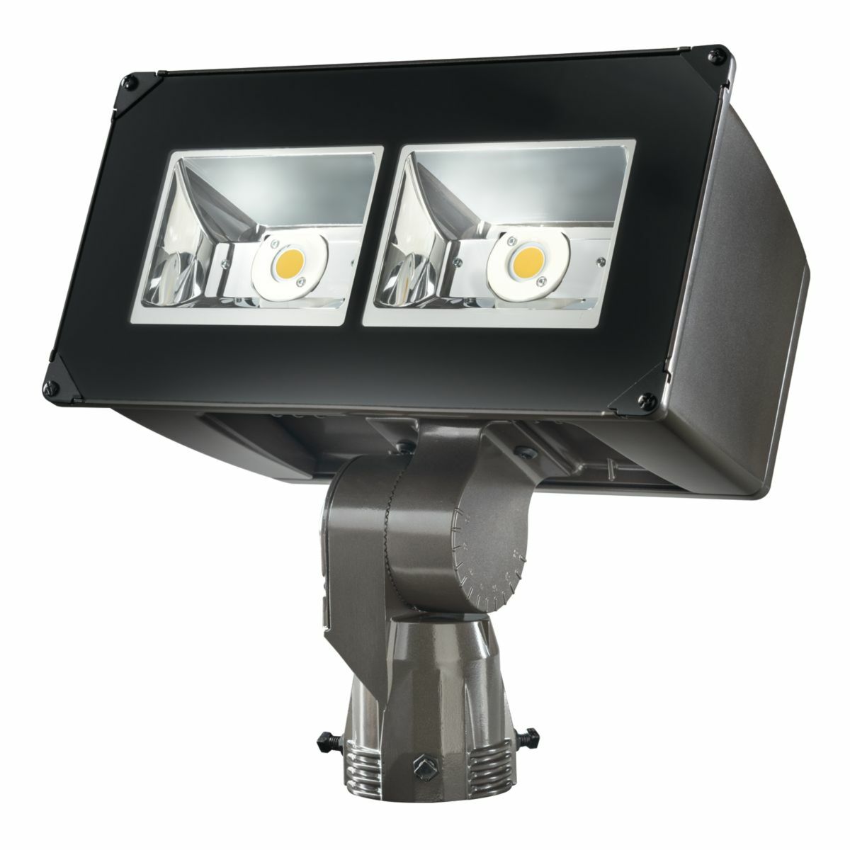 Night Falcon, LED Floodlight Top and Side Visor, Carbon Bronze