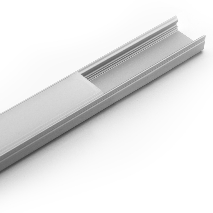 TAPE LIGHT ALUMINUM PROFILE INNER WIDTH 12MM