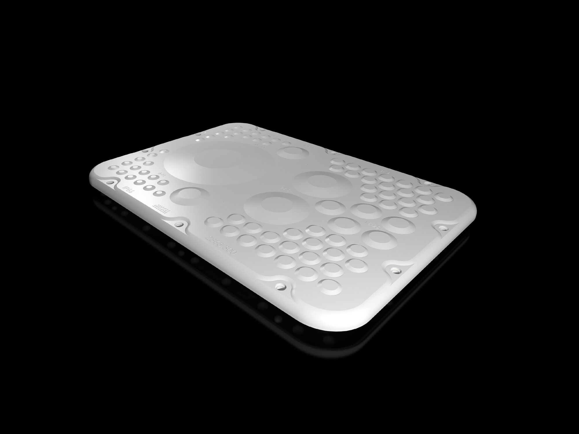 SZ Plastic gland plates, for AX, with membranes, WD: 301x221 mm, for gland plates size 5