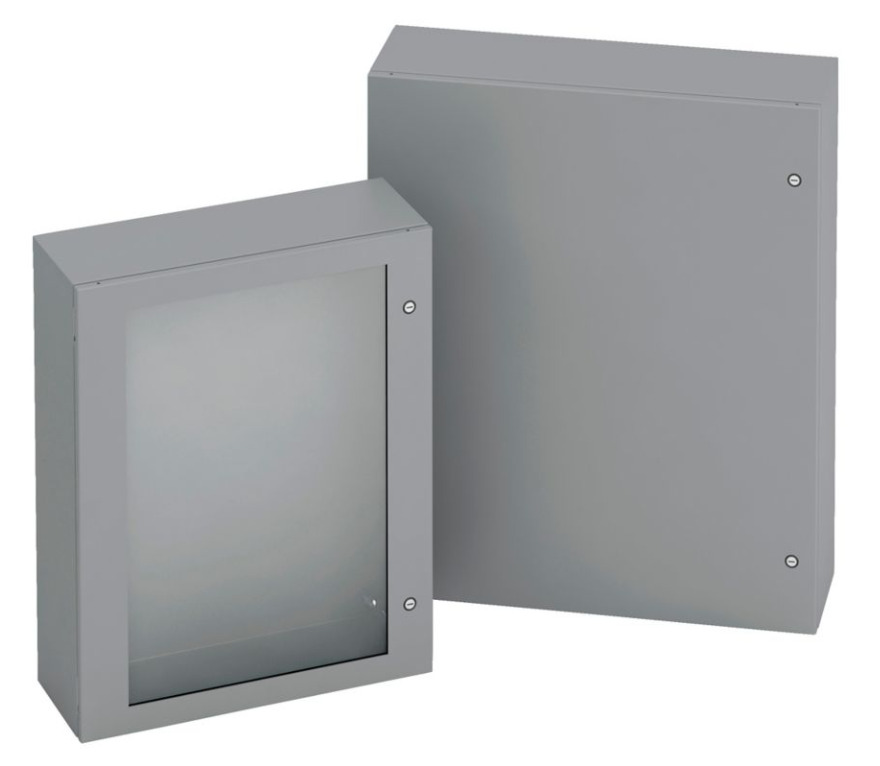 16128-SD Premier 1-Door Enclosure, 12 in W x 8 in D x 16 in H, NEMA 4/12 NEMA Rating, Carbon Steel