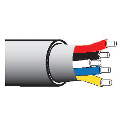 EcoSystem Five single conductors cabled, 22AWG solid bare copper