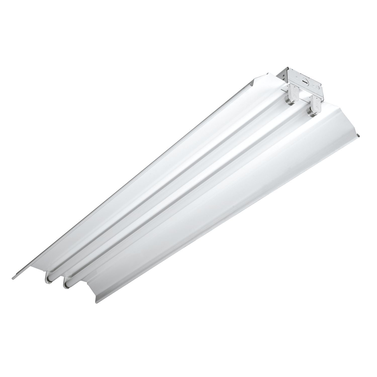 4 Lamp, Tandem 8' Industrial Closed Top, Electronic Ballast, T8, Flip-up Sockets