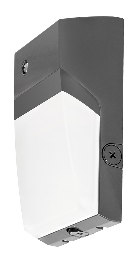 Tallpack LED 25W, 5000k, 0-10V, Dimmable, 120-277V photocell, Bronze