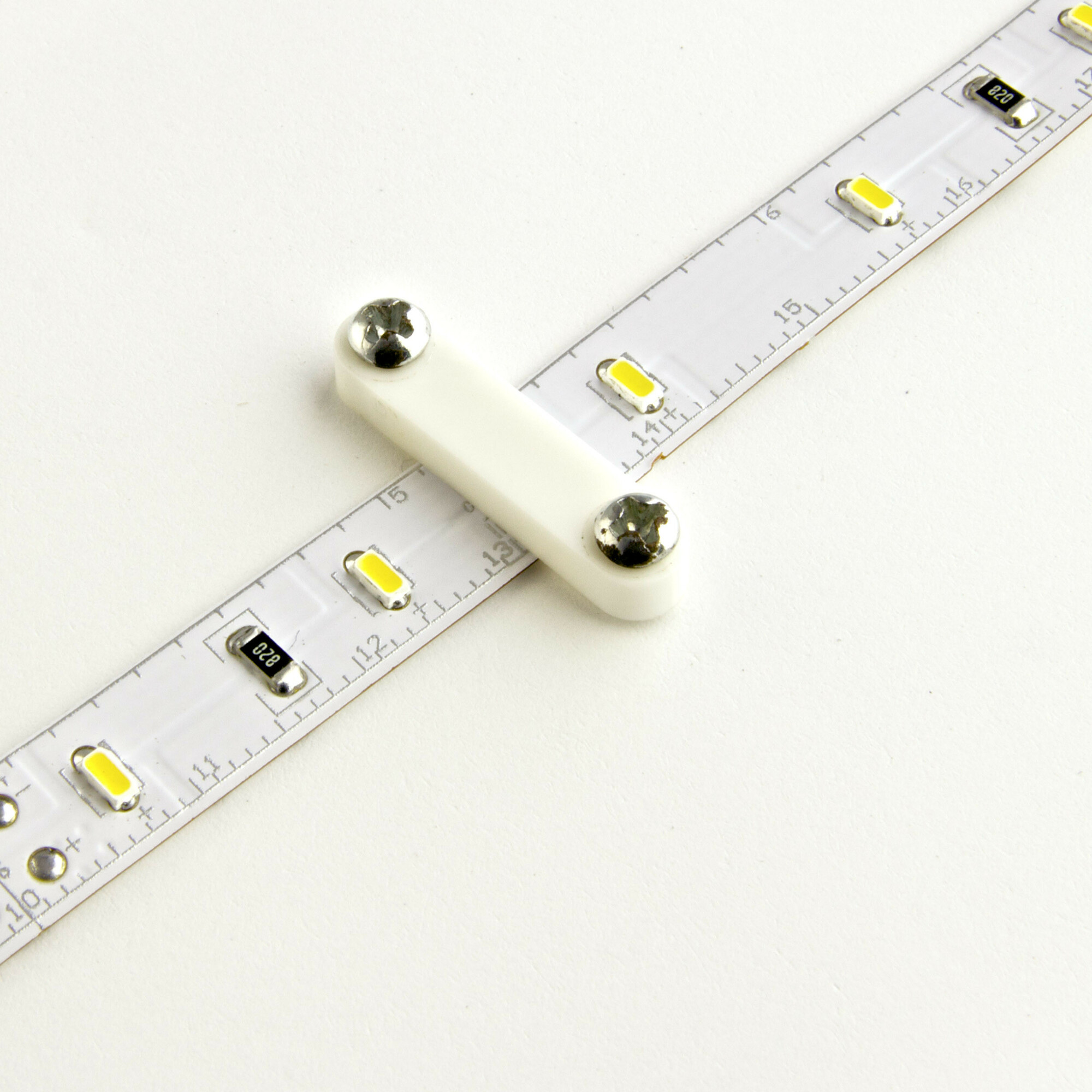 Tape Light Fastener - 10 Clips, 20 Screws