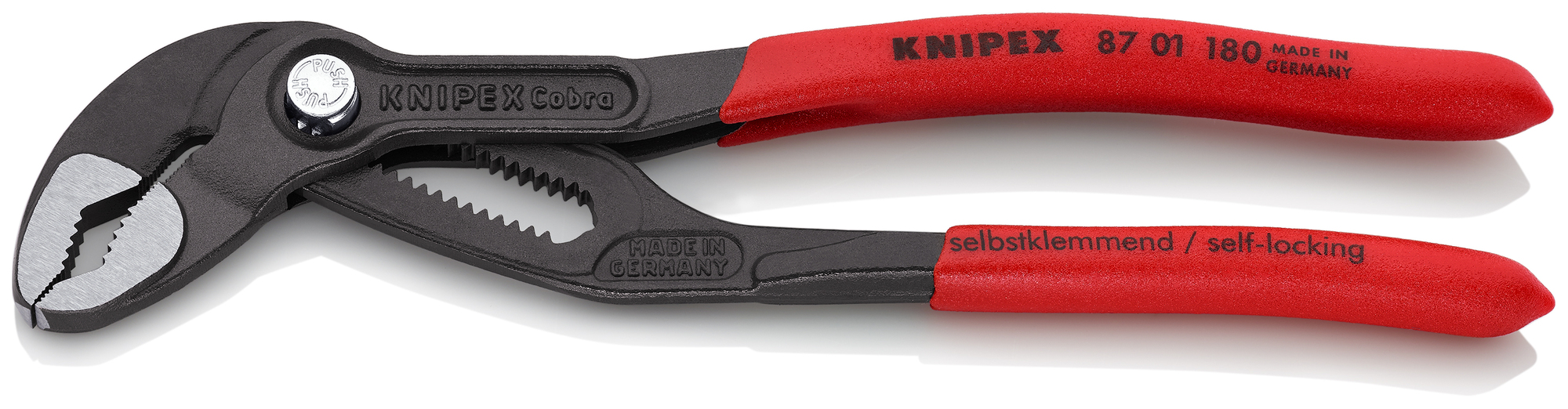 Cobra Water Pump Pliers, 7 1/4 in., Non-Slip Plastic