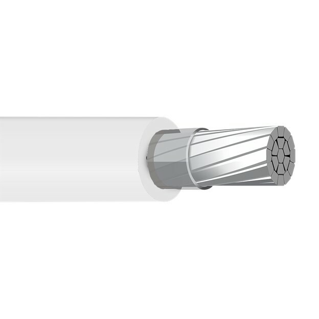 XHHW Cable, 500 KCMIL, White, Stranded, Aluminum Conductor, 1000 Foot Reel