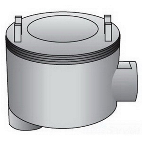 OZ-Gedney Type GUALB Conduit Outlet Box, Number Of Outlet: 2, Malleable Iron Body, Copper-Free Aluminum Cover, Size: 3/4 IN, Cable Entry: (2) 3/4 IN Hubs, 15 CU-IN Capacity, No, 3 IN Cover Opening, Finish: Zinc Electroplated With Aluminum Enamel, 3-5/8 IN Width, 2-1/8 IN Depth, 3-5/8 IN Height, NEMA Rating: NEMA 4, 7CD, 9EFG, Third Party Certification: UL File Number E-30513, Class I, Division 1, 2, Groups C, D, Class I, Zone 1, 2, Groups IIA, IIB, Class II, Division 1, 2, Groups E, F, G, Class III, CSA 020945, Applicable Third Party Standards: UL 886, CSA C22.2 Number 30, NEC Articles 500-503 And 505, Military Specification Mil-F-28675, Federal Specification A-A-50563, For Rigid Conduit And IMC