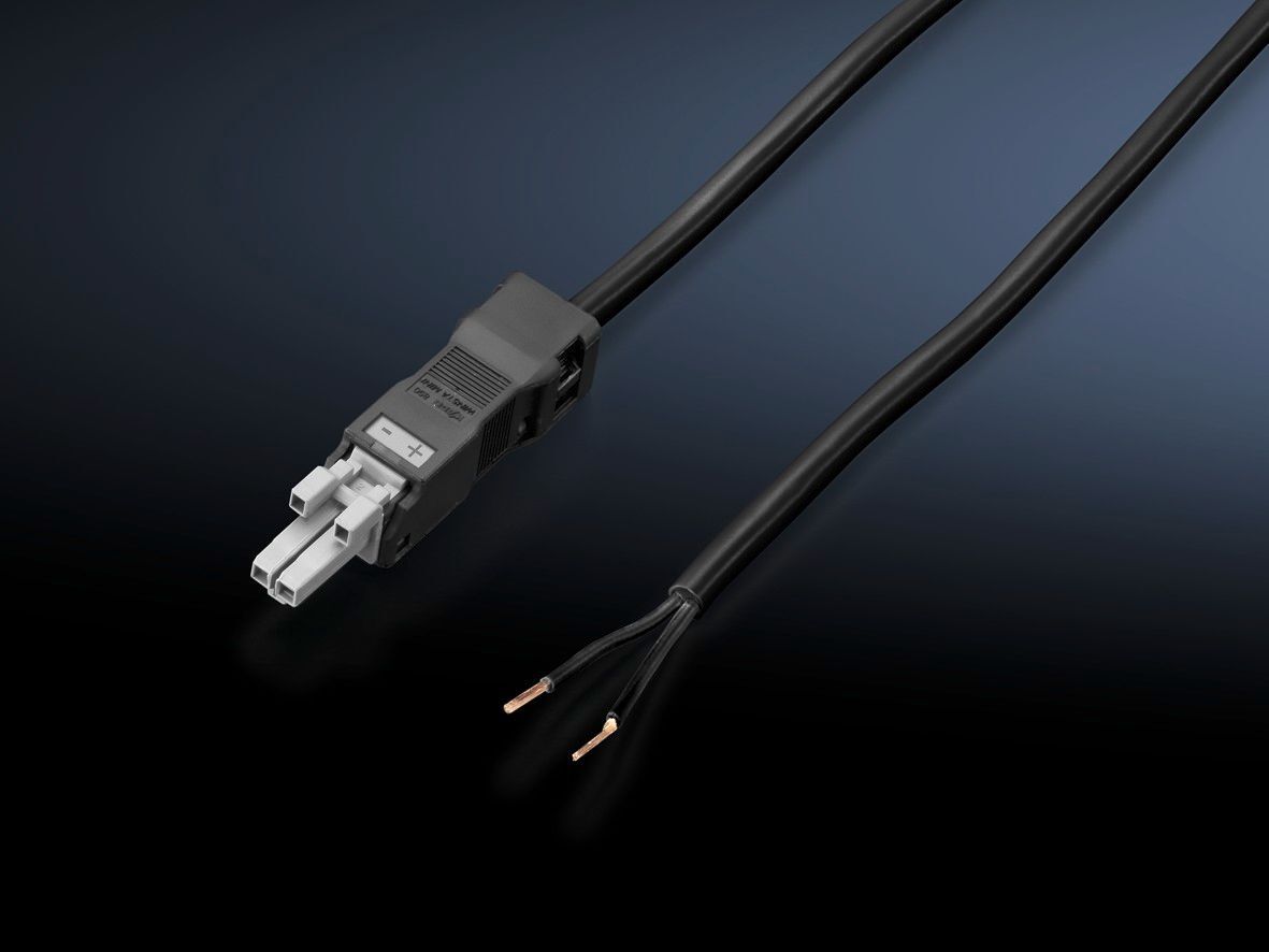 SZ Connection cable, for power supply, 2-pole, 24 V DC, L: 3000 mm