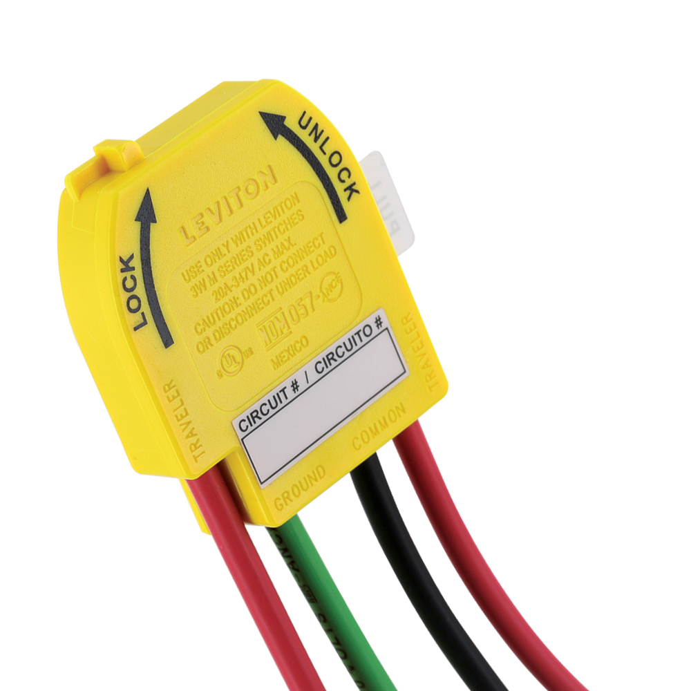Stranded Wire Leads (6"L) with Push Wire Connectors - Yellow Module, Wire Type: XHHW-2, Wire Colors: Black, Red, Red, Green