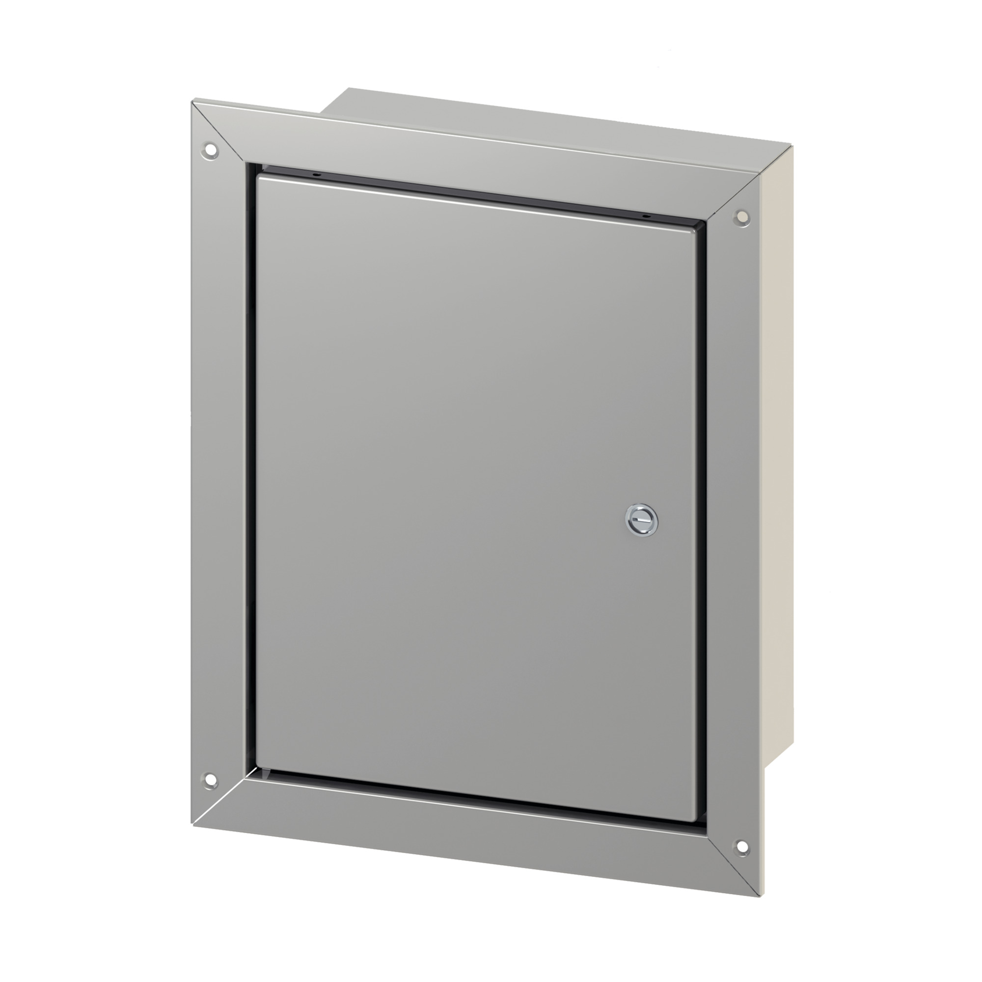 Concept Flush-Mounted Enclosures, 20.00x20.00x6.00, Gray, Steel