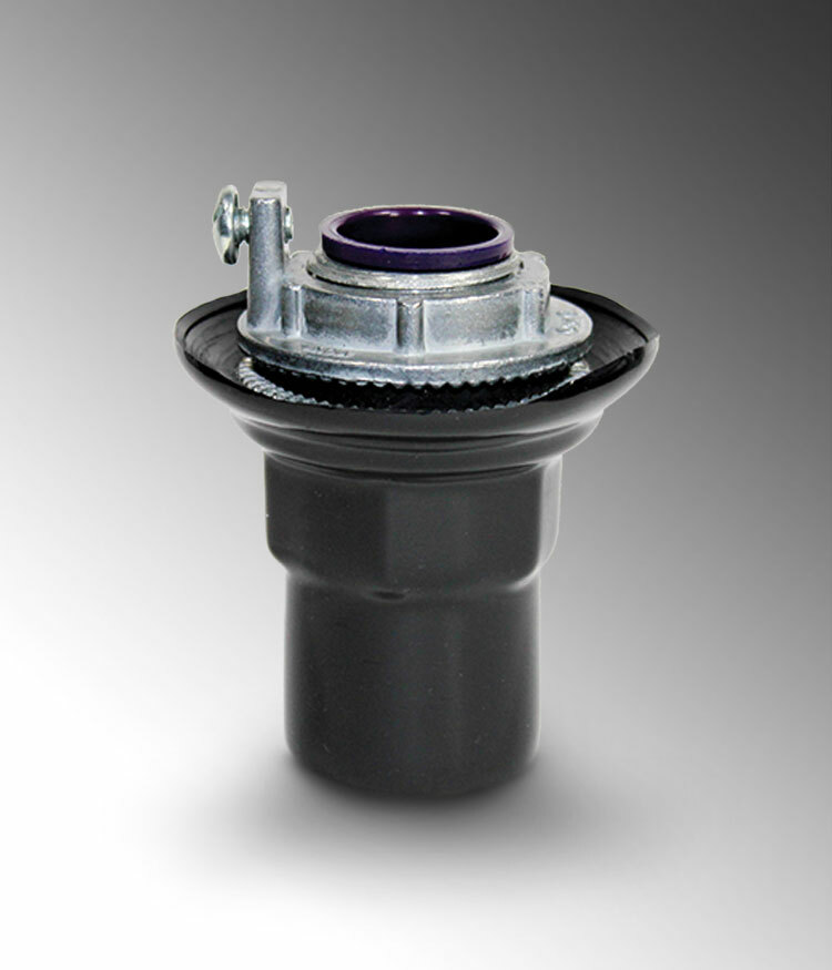 PVC Coated Galvanized Rigid KNOCKOUT HUB 1" Trade Size GND