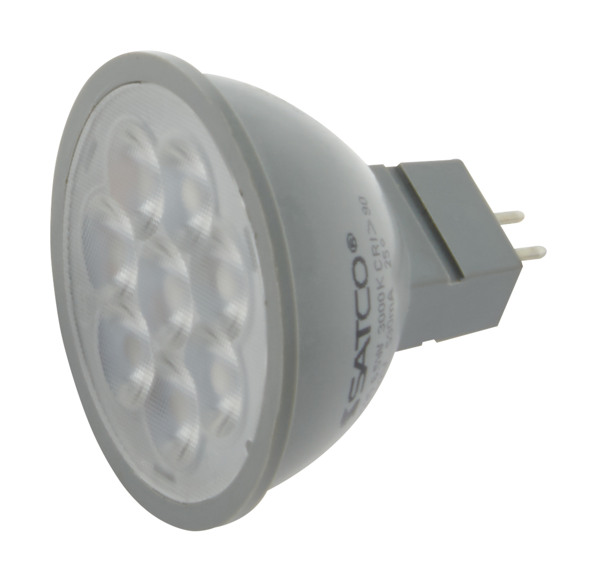 6 Watt MR16 LED Lamp - 3000K GU5.3 Base 40 Degree Beam Angle 24 Volts