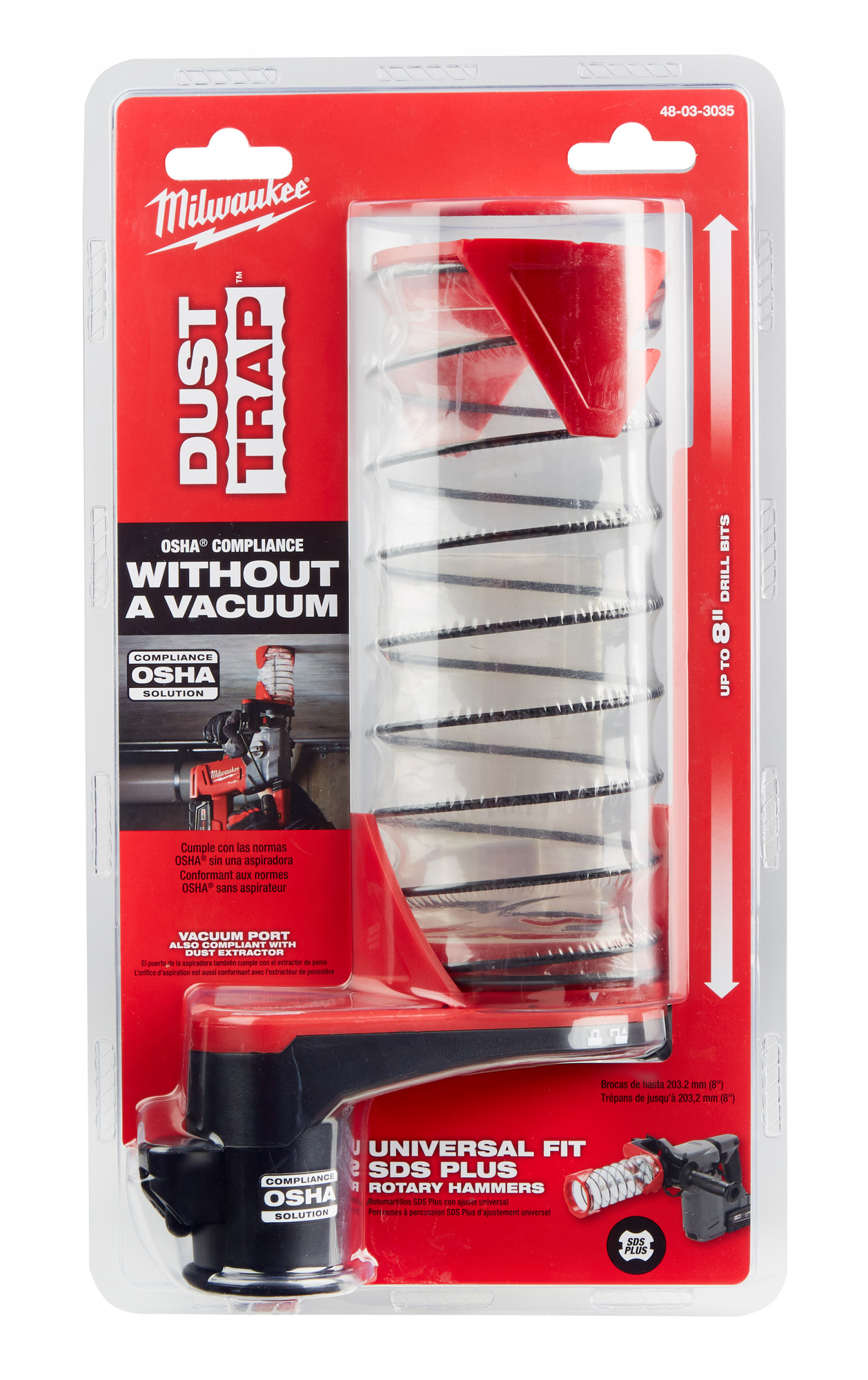 SDS-Plus DUST TRAP Drilling Shroud