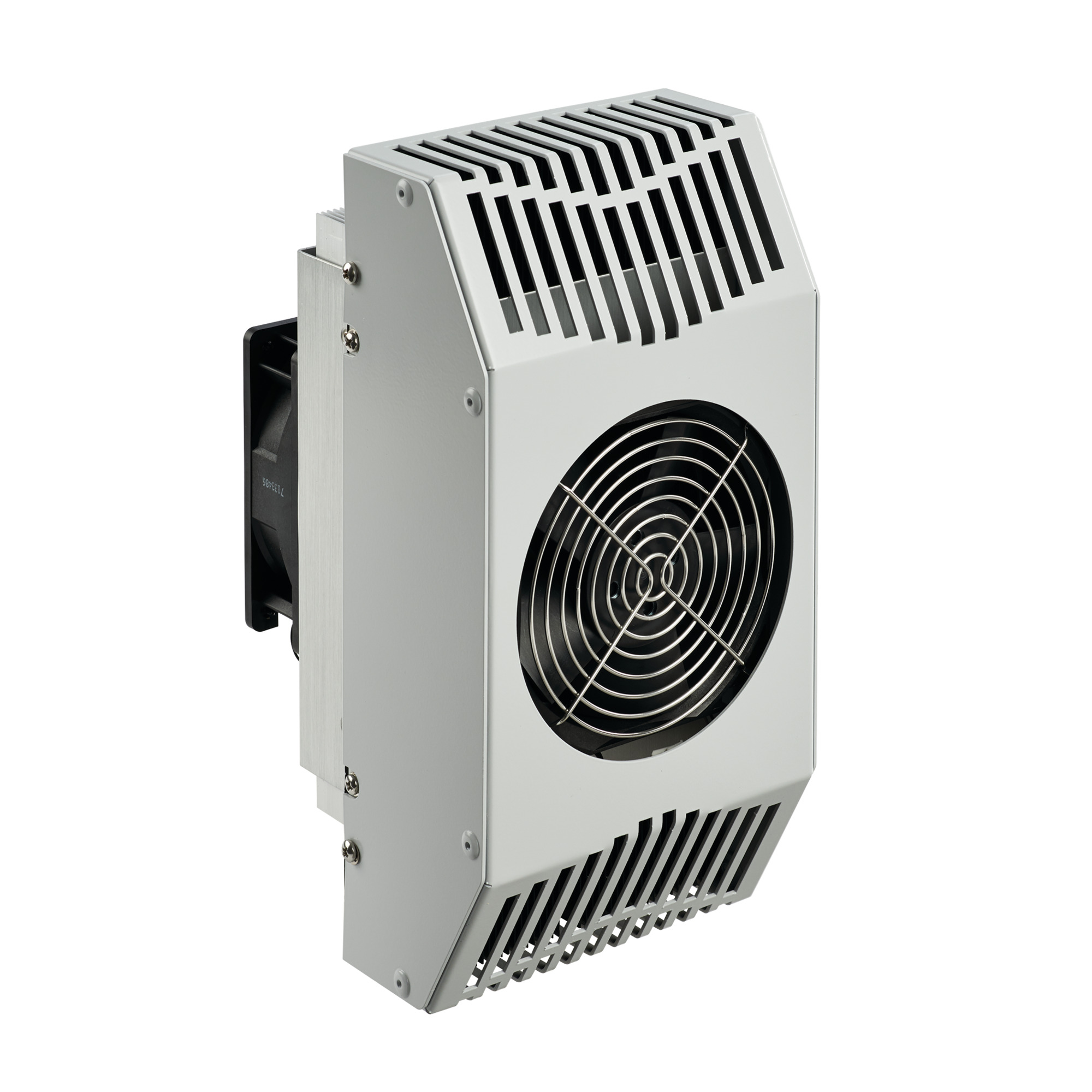 Thermoelectric Cooler TE09 24V with Shroud, 9.29x5.02x6.94, Lt Gray, Steel